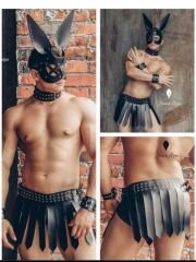 Harness Maskeli Erkek Fantezi Aksesuar