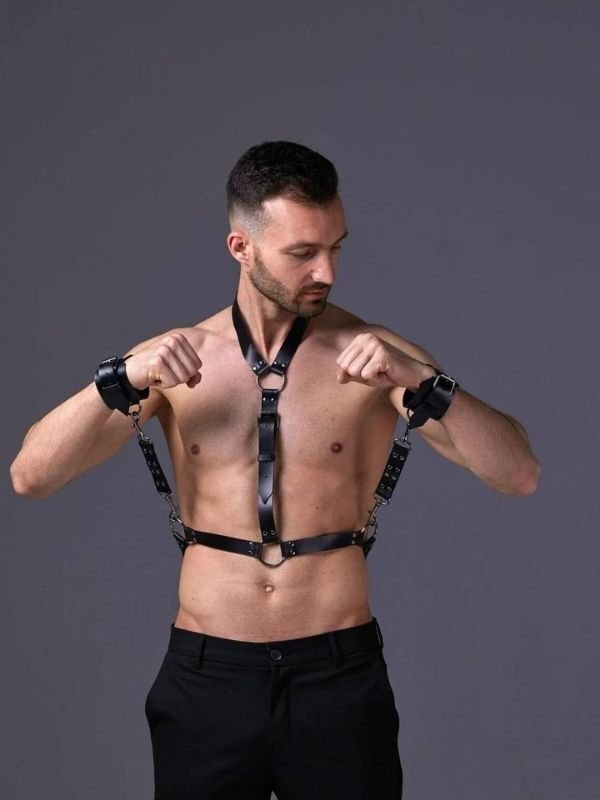 Erkek Harness Esaret Kelepçesi