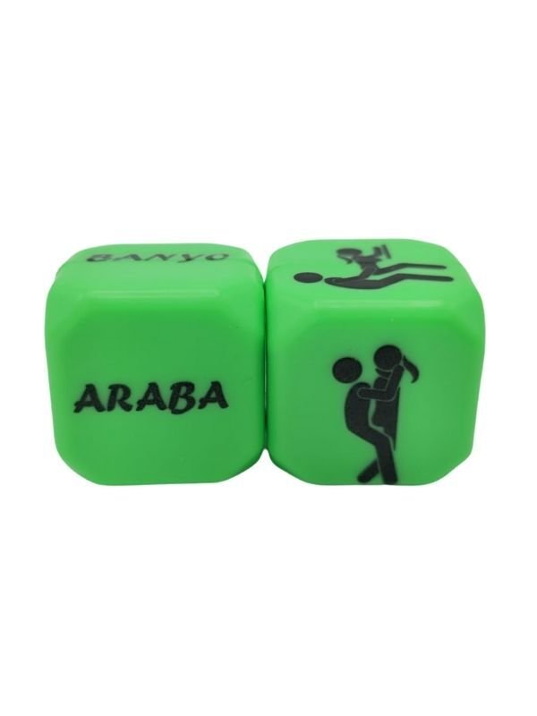 Büyük Yeşil Pozisyon Zarı - Romantik Oyunlar İçin