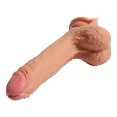 Shequ Crowley 18 Cm Çift Katmanlı Platinum Dildo