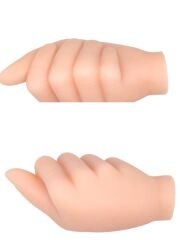 El Şeklinde Mastürbatör | Gerçekçi 3D İç Yapı, %100 Medikal Silikon