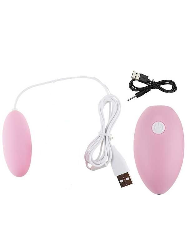 Kablolu Pembe Yumurta Vibratör | Kompakt, Sessiz ve USB Kablolu