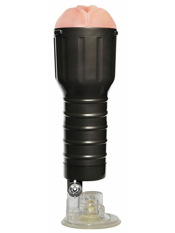 Desire Cup Fener Tipi Vantuzlu Suni Vajina Mastürbatör – Siyah | Gerçekçi Doku ve Ayarlanabilir Açılı Tasarım