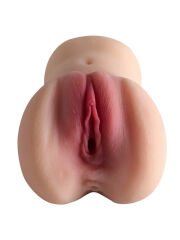 Noctis Çift Girişli Anal ve Vajinal Gerçekçi Mastürbatör 18 cm