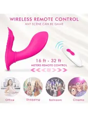 Çamaşır İçi Şarjlı Uzaktan Kumandalı Vibratör – Gizli ve Konforlu Kullanım
