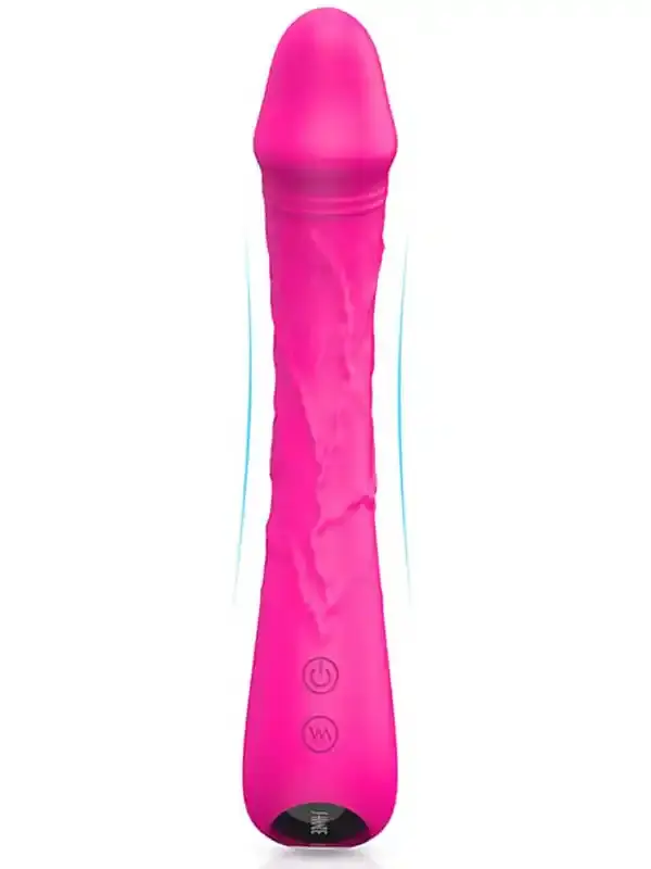 Güçlü Esnek Şarjlı Vibratör 21 cm | Esnek Yapı, Güçlü Titreşim, Su Geçirmez