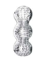 Lingam Mastürbatör Rashmi TPE Şeffaf - 15.5 cm Ultra Gerçekçi