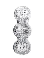 Lingam Mastürbatör Rashmi TPE Şeffaf - 15.5 cm Ultra Gerçekçi