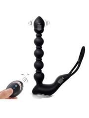 Isıtmalı Penis Halkalı Anal Prostat Vibratör - Çift Motorlu & Şarj Edilebilir