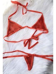 Censan Royal Yenilebilir Tanga Sütyen Böğürtlen Aromalı