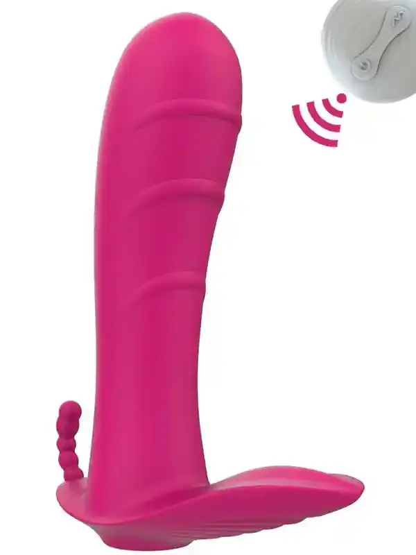 Şarjlı Çiftler İçin Uzaktan Kumandalı Giyilebilir Vibratör | IPX6 Su Geçirmez, 7 Modlu, Ergonomik Tasarım | 724Haz