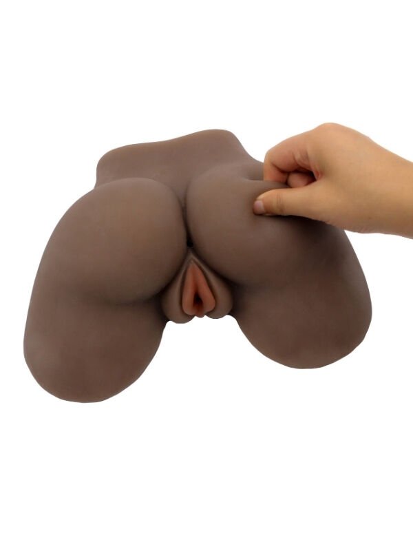 Yeni Nesil Tam Realistik Zenci Kalça Mastürbatörü – Anal ve Vajinal Girişli