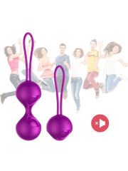 Foxshow M3 Benwa Titreşimli Kumandalı Kegel Egzersiz Topları | Pelvik Kas Güçlendirme ve Yoğun Uyarım