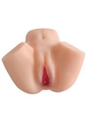 Realistik Anal & Vajinal Gerçekçi Kalça Mastürbatör – Yumuşak Dokulu, Çift Girişli