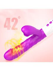 FoxShow V20 İleri-Geri Hareketli & Klitoris Emiş Fonksiyonlu Premium Vibratör | 724Haz