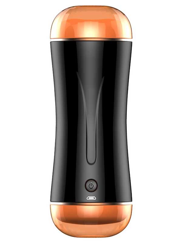 FoxShow S2 Titreşimli Şarjlı Vajina ve Anal Mastürbatör