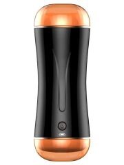 FoxShow S2 Titreşimli Şarjlı Vajina ve Anal Mastürbatör