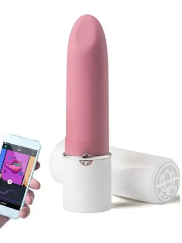Lotos Lipstick Telefon Kontrollü Ruj Vibratör – App Uyumlu Gizli Mini Vibratör