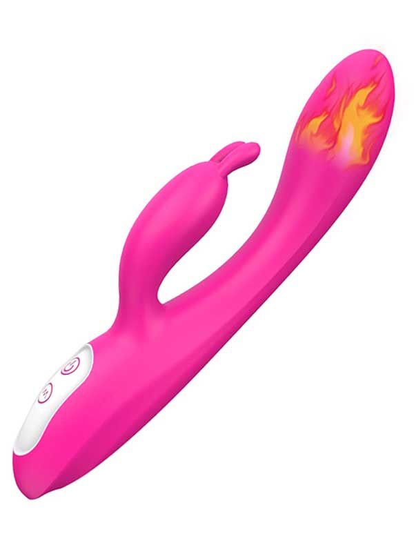 S-Hande Naughty Isıtmalı Tavşan Vibratör | Çift Uçlu, Sessiz, Suya Dayanıklı Şarjlı Oyuncak
