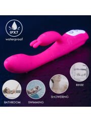 S-Hande Naughty Isıtmalı Tavşan Vibratör | Çift Uçlu, Sessiz, Suya Dayanıklı Şarjlı Oyuncak