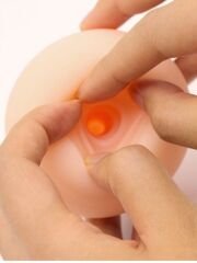 Dolgulu Göğüs Mastürbatör – Anal Girişli, Yumuşak Dolgu, Medikal Silikon | 724Haz