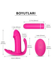 Didi Kumandalı Şarjlı İç Çamaşır Vibratörü | Sessiz, Gizli Kullanım, Güçlü Titreşim