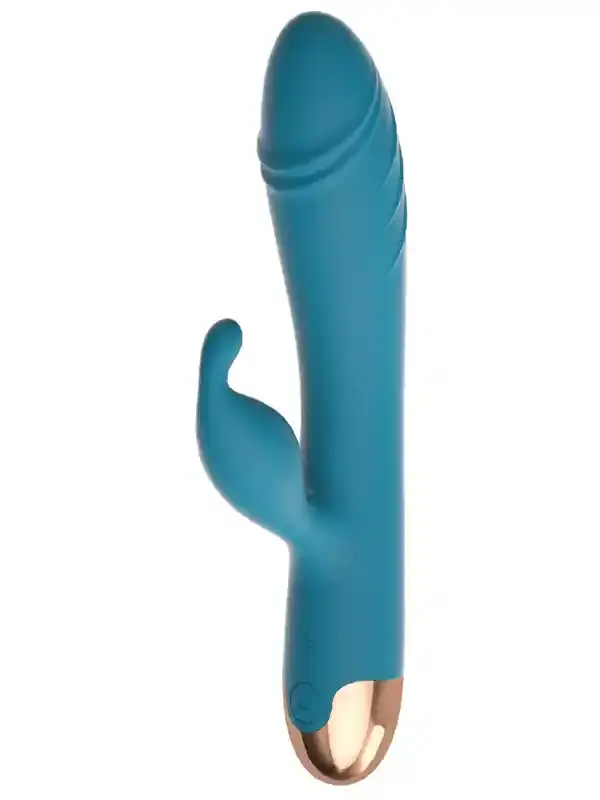 10 Titreşim Modlu Dönen Hareketli Şarjlı Tavşan Vibratör 20 cm | Çift Etkili, Güçlü, Su Geçirmez