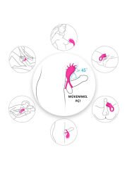 Wind Dönen Sihirli Dil Titreşimli Penis Halkası | 10 Mod & Su Geçirmez Silikon | 724Haz