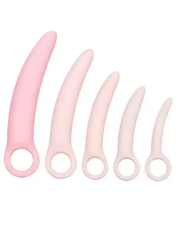 5’li Vajinismus & Kegel Dilator Seti | Farklı Boy, Silikon, Pedagojik
