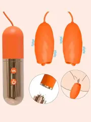 2’li Şarjlı Dil Stimulasyonlu Titreşim Topları | Kompakt, Su Geçirmez