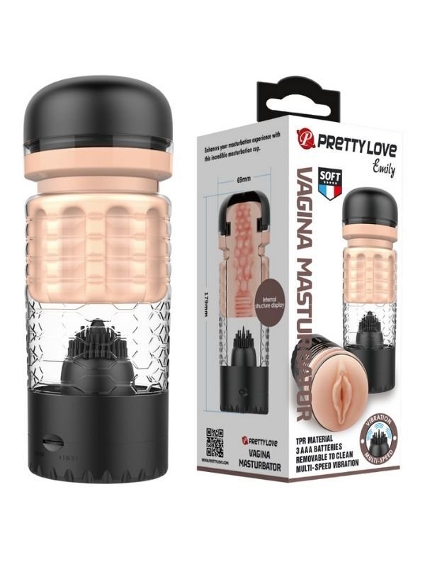 Siyah Vajina & Dil Mastürbatör | Gerçekçi, Çift Fonksiyonlu ve Yoğun Uyarım | 724Haz