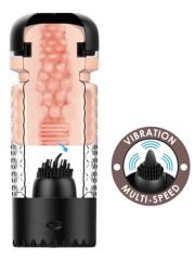 Siyah Vajina & Dil Mastürbatör | Gerçekçi, Çift Fonksiyonlu ve Yoğun Uyarım | 724Haz