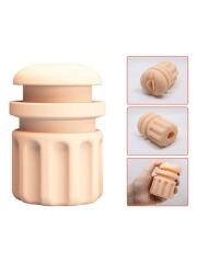 Siyah Vajina & Dil Mastürbatör | Gerçekçi, Çift Fonksiyonlu ve Yoğun Uyarım | 724Haz