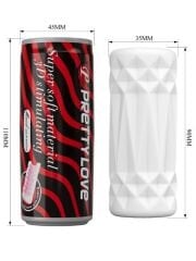 Censan Super Soft Material 3D Stimulating Kola Kutusu Mastürbatör | 11 cm Su Geçirmez TPR