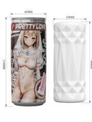 Super Soft 3D Kola Kutusu Mastürbatör | Gerçekçi, Taşınabilir ve Diskret Tasarım | 724Haz