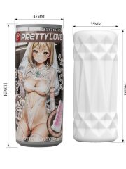 Super Soft 3D Kola Kutusu Mastürbatör | Gerçekçi, Taşınabilir ve Diskret Tasarım | 724Haz