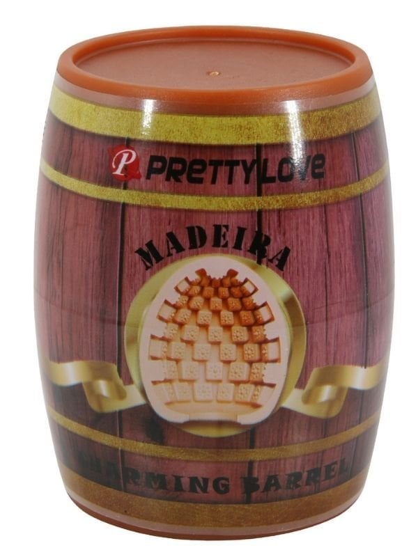 Madeira Fıçı Şeklinde Yumurta Mastürbatör | Kompakt & Su Geçirmez TPR | 724Haz