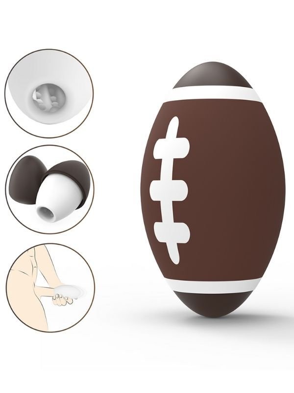 Amerikan Futbol Topu Mastürbatör | Ergonomik Silindirik Tasarım