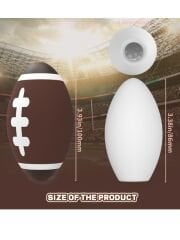 Amerikan Futbol Topu Mastürbatör | Ergonomik Silindirik Tasarım