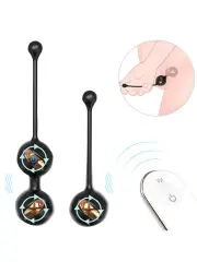 Şarjlı Aşk Topları – Anal ve Vajinal Kullanım İçin, Uzaktan Kumandalı Titreşimli Kegel Topları