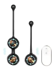 Şarjlı Aşk Topları – Anal ve Vajinal Kullanım İçin, Uzaktan Kumandalı Titreşimli Kegel Topları