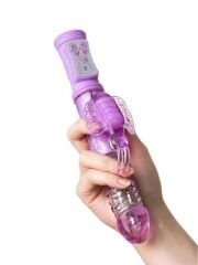 Censan Serk High-Tech İleri Geri Haraketli Klitoral Uyarıcı Vibratör mor, 24,5 cm