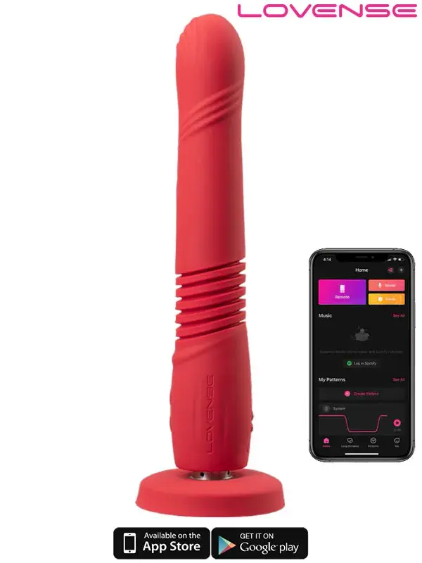 Gravity App Kontrollü Vibratör | Lovense, Uzaktan Kumanda, Su Geçirmez