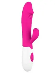 Lux G-Spot Tavşan Vibratör | Çift Etkili, Güçlü Titreşim, Su Geçirmez, Şarjlı