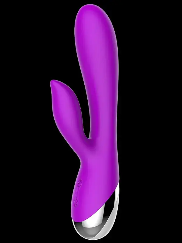 Şarjlı Titreşimli Rabbit Vibratör 19.5 cm | Döner Kulaklı, Su Geçirmez