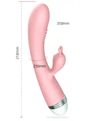 Şarjlı Titreşimli Tavşan Vibratör 22 cm | Döner Başlık, Su Geçirmez