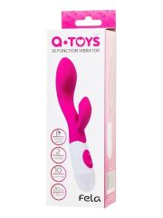 Fela Klitoral Uyarıcı Silikon Vibratör | 20.5 cm, Pembe, Sessiz ve Suya Dayanıklı