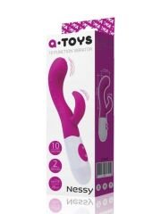 Nessy 20 cm Silikon Klitoral Uyarıcı Vibratör – Pembe | Ergonomik & Güçlü Performans | 724Haz