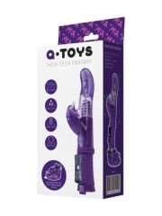 Klitoral Uyarıcı Vibratör TPR Mor 22,5 cm