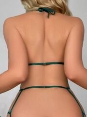 Kadın Seksi Kelepçeli Dantel Babydoll